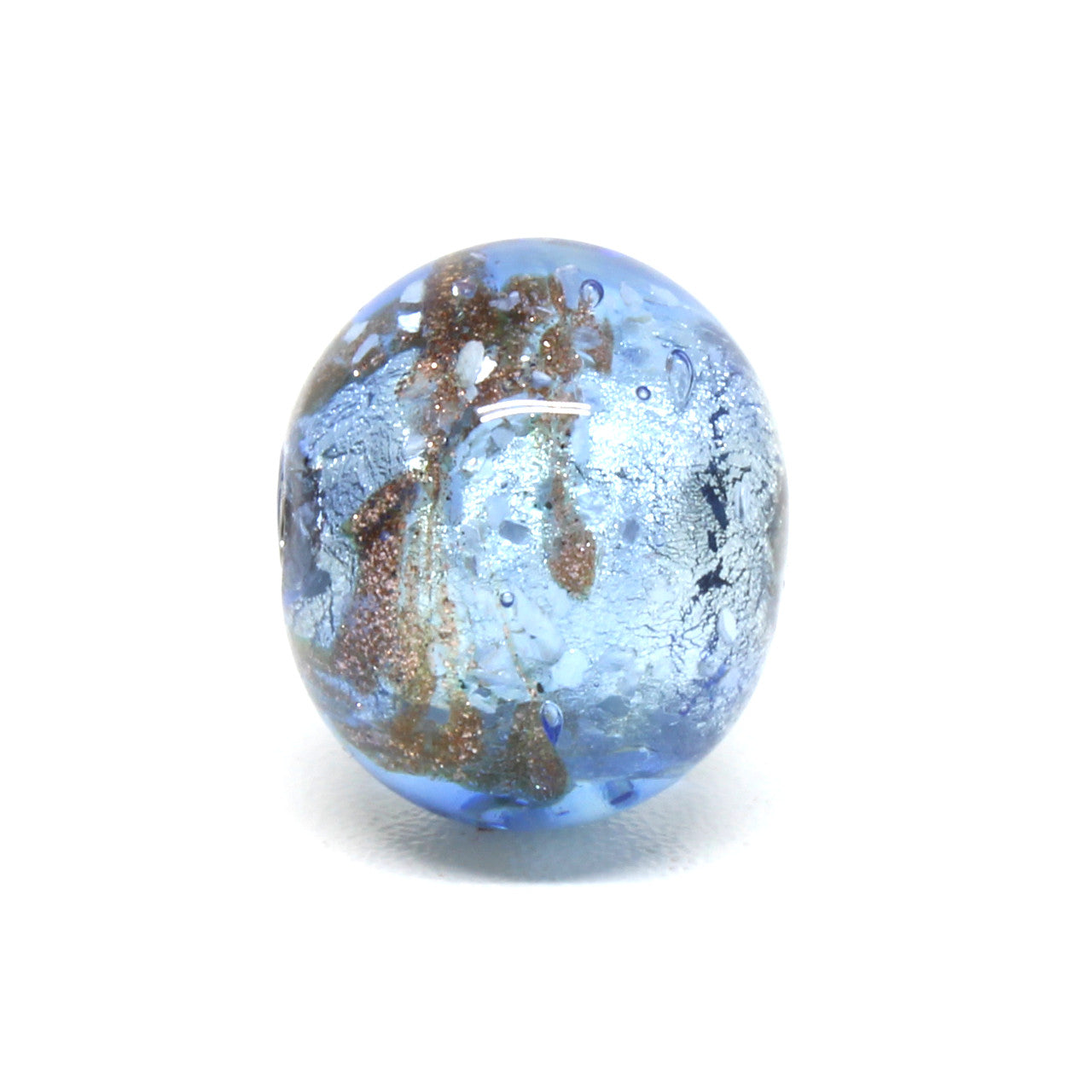 Wechselschließe Muranoglas Wasserblau