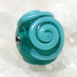Wechselschließe Muranoglas Spirale