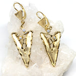 Ohrhänger 333 Gelbgold Handarbeit