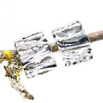 Ohrstecker Knitteroptik handgefertigt