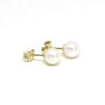 Ohrstecker 333 Gelbgold Perle 5-6 mm