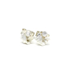 Ohrstecker Silber Handarbeit mit Zirkonia