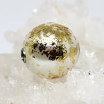 Wechselschließe Muschelkernperle mit Blattgold