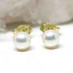 Ohrstecker 585 Gelbgold Perle