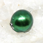 Wechselschließe Barockperle grün