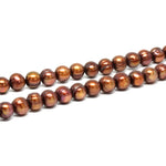 Wechselkette Süßwasserperlen braun