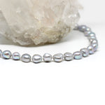 Wechselkette Perlen grau Nuggets