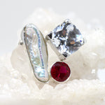 Wechselschließe 925er Sterlingsilber mit Zirkonia