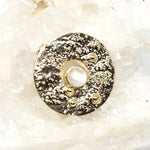 Wechselschließe zweifarbig mit Mondstein