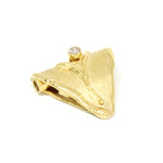 Wechselschließe Dreieck in 333er Gelbgold