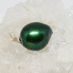 Wechselschließe Barockperle grün