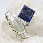Wechselschließe Lapis und Zirkonia