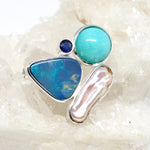 Wechselschließe Opal und Perle