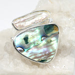 Wechselschließe Paoamuschel und Perle