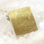 Wechselschließe 750er Gelbgold mit Silber