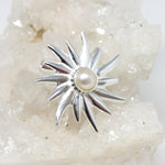 Wechselschließe Sonne mit Süßwasserperle