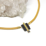 Wechselschließe Schwarz trifft Gold