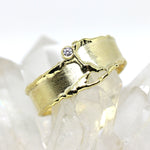 Ring in 333 Gelbgold mit Zirkonia