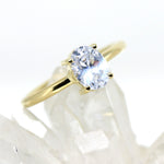 Ring in 585 Gelbgold mit Zirkonia