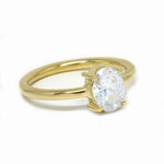 Ring in 585 Gelbgold mit Zirkonia