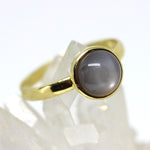 Ring in 333 Gelbgold mit Mondstein