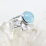 Silberring Aquamarin