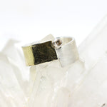 Silberring zweifarbig mit Brillant