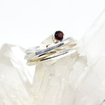 Silberring mit Granat