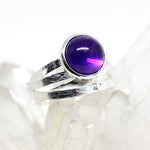 Silberring mit Amethyst
