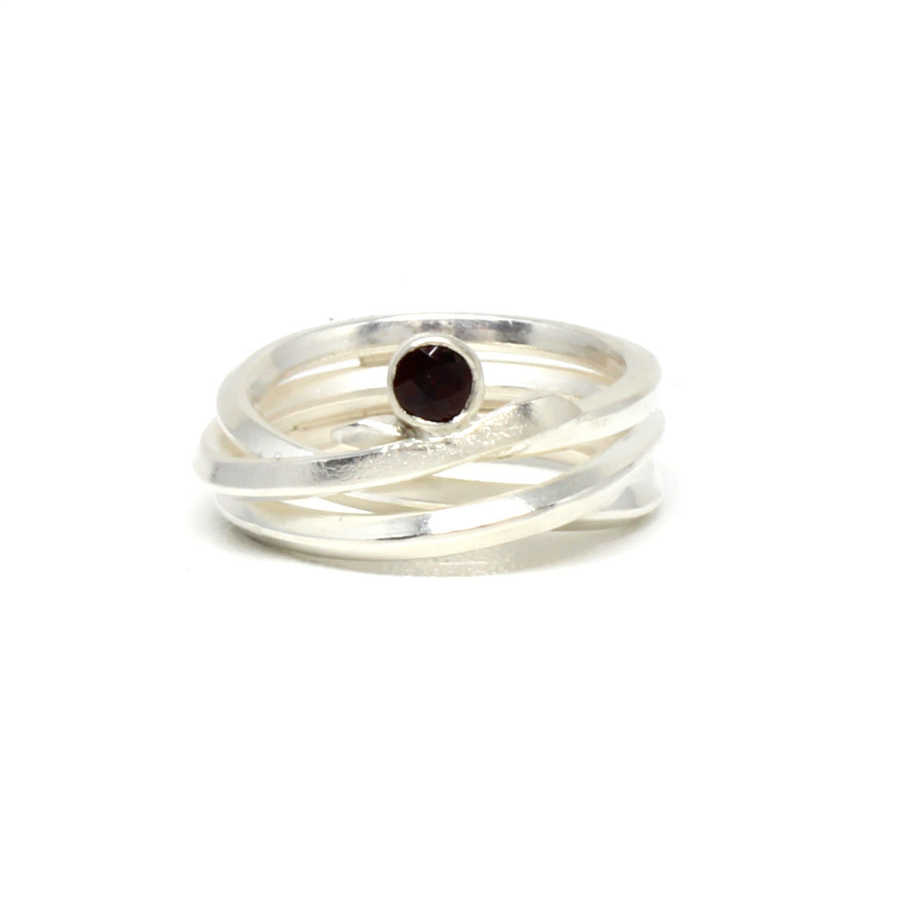 Silberring mit Granat