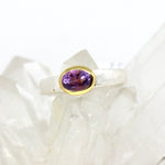 Silberring echte Steine