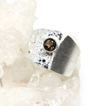 Silberring mit Rauchquarz