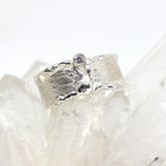 Silberring Seidenmatt mit Zirkonia