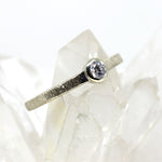 Ring in 585 Weißgold mit 0,10 ct. Brilliant