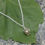 Silberanhänger Diamant im Körbchen