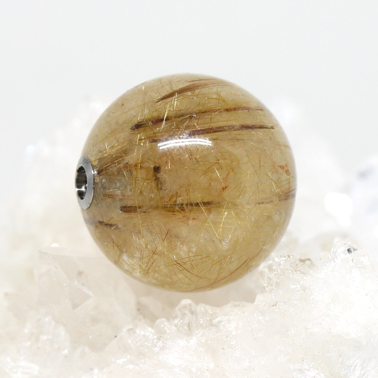 Wechselschließe Rutilquarz Kugel