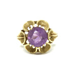 Ring in 585 Gelbgold mit Amethyst Größe 61