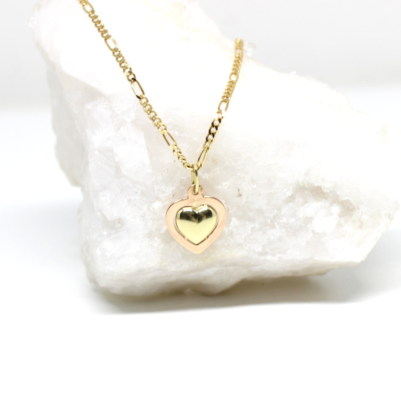 Collier Kette mit Anhänger in 585er Gelbgold