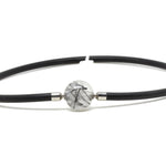 Start-Set Wechselkette Kautschuk mit Turmalinquarzkugel