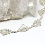 Armband Silber Handarbeit mit Zirkonia