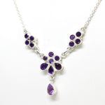 Silberkette mit Amethyst