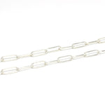 Wechselkette Silber Handarbeit oval