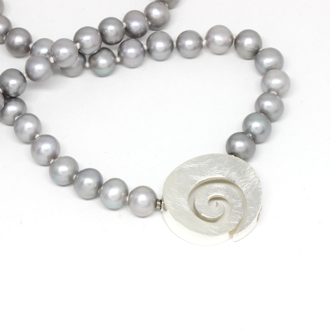 Wechselschließe Schnecke in Silber
