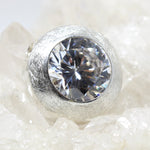 Wechselschließe in Silber mit Zirkonia