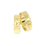 Trauringe Handarbeit 585 Gelbgold