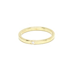 Ring in 585 Gelbgold mit 0,035 ct Brillant