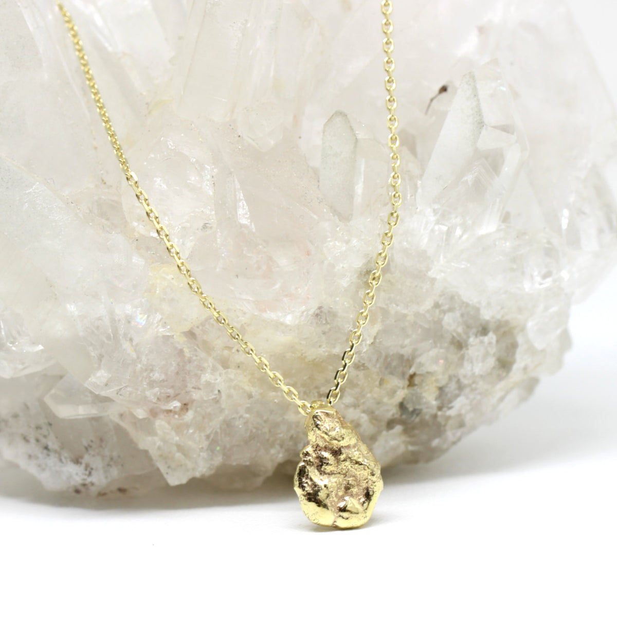 Anhänger Nugget in 585 Gelbgold 2,3 Gramm
