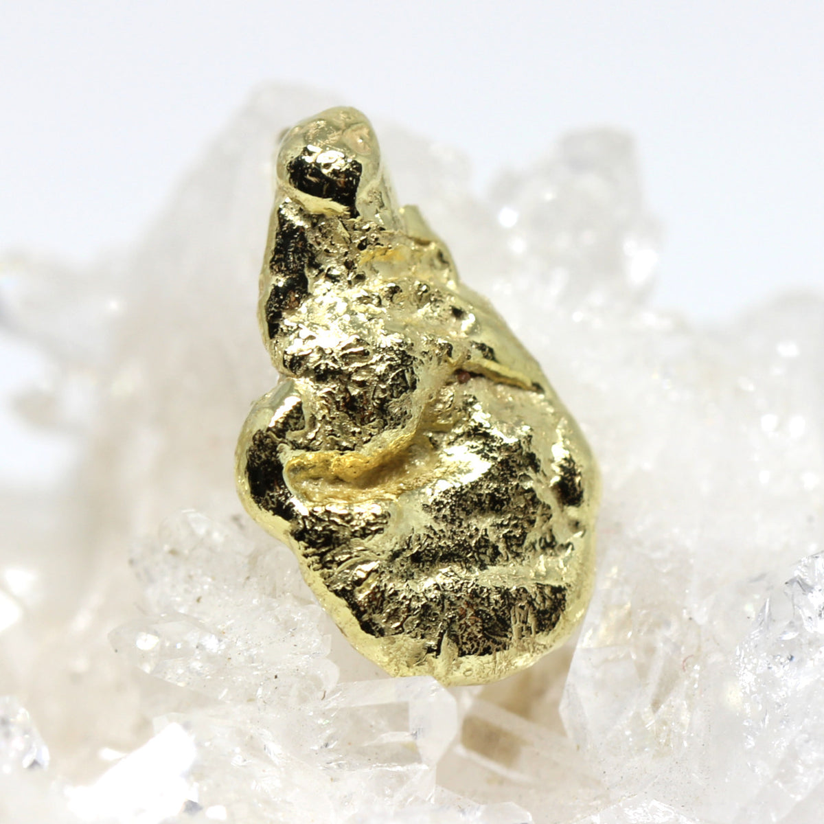 Anhänger Nugget in 585 Gelbgold 4 Gramm