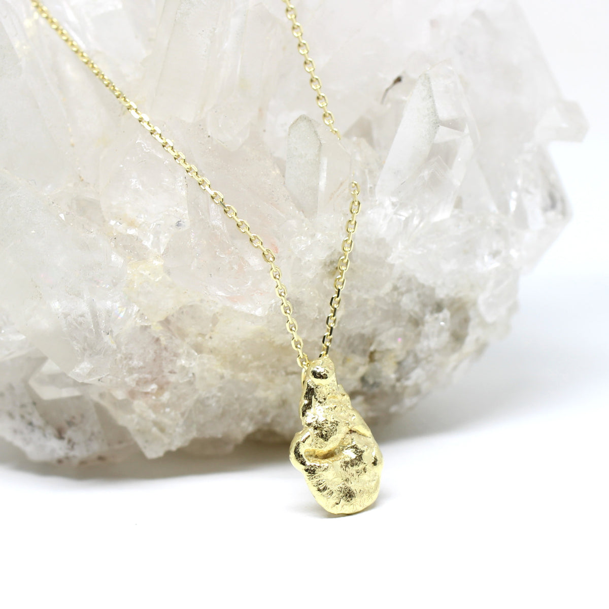 Anhänger Nugget in 585 Gelbgold 4 Gramm