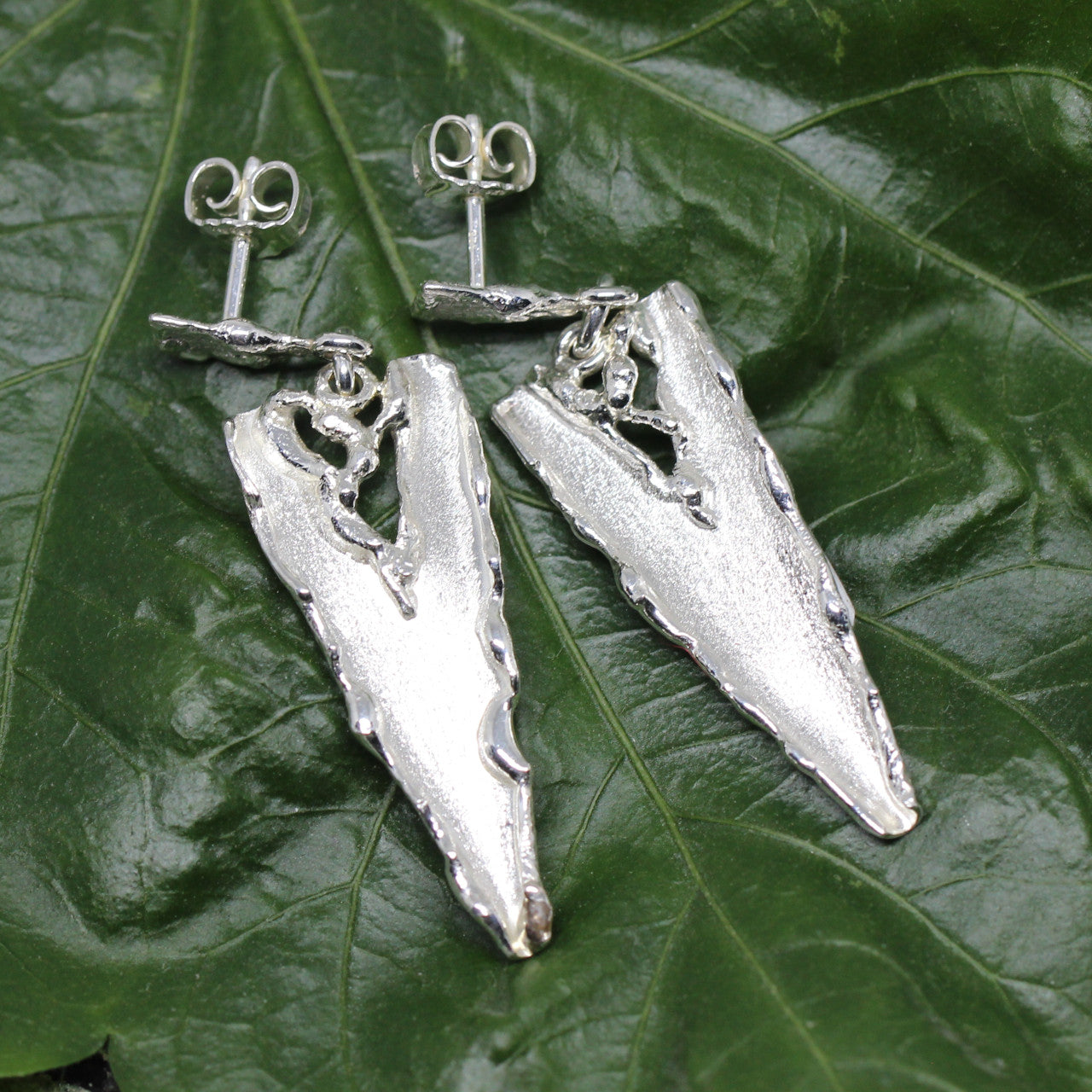 Ohrhänger in Silber Handarbeit